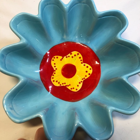 Unique Colourful Floral Serving Bowl 3 Bowls 8” to 4” - Picture 9 of 13